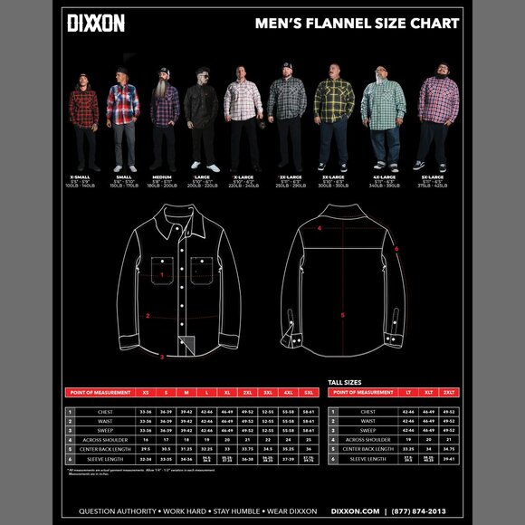 DIXXON FLANNEL - BRICK CITY Flannel Shirt - Men's 3XL - Picture 8 of 11